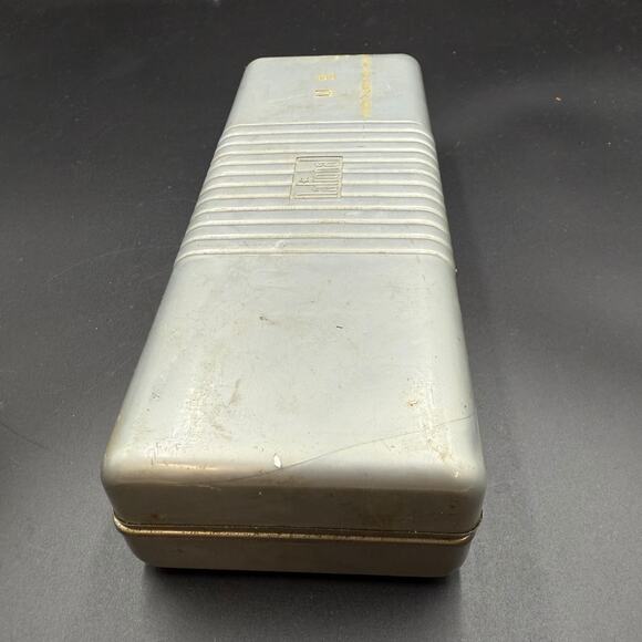 Vintage US National Guard Box Gray Case - Picture 3 of 16